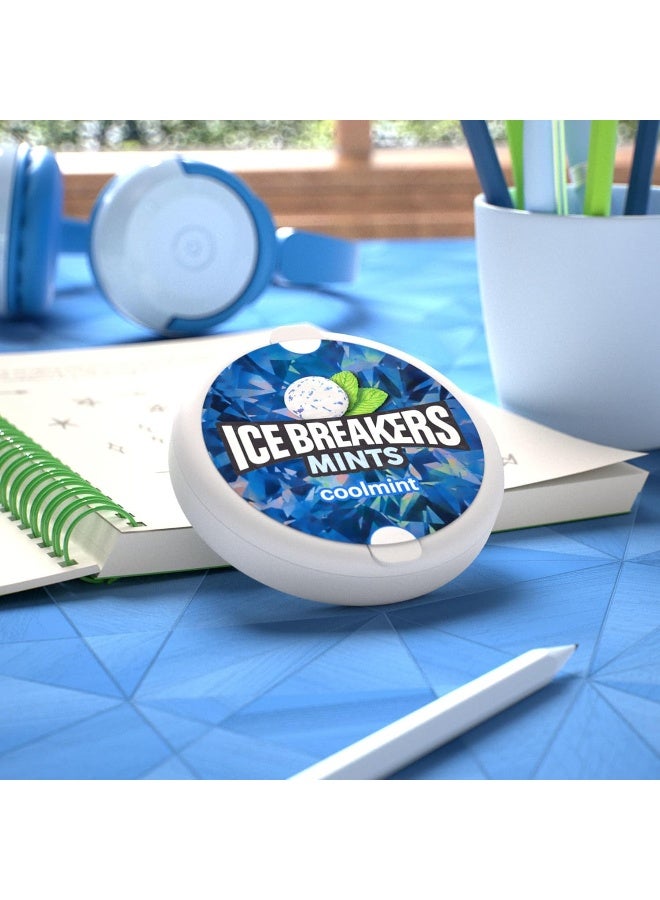 Ice breakers أيس بريكرز نعناع خالي من السكر، نكهة النعناع البارد، 1.5 أونصة (عبوة من 8) - Image 5