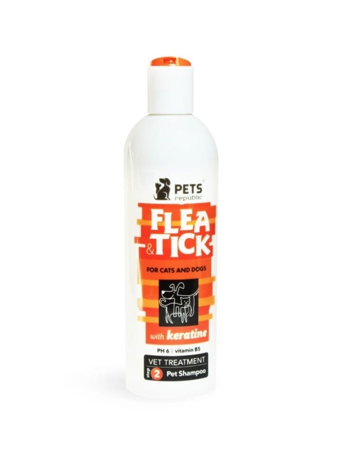Pets Republic Flea & Tick Shampoo  for Cats & Dogs 500 ml