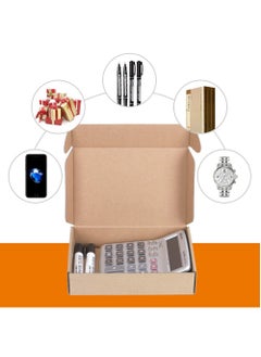 Y&D 9x6x2 Inches Small Shipping Boxes, 20 Pack Corrugated Cardboard Mailing Box Packaging for Business, Tab Locking Literature Mailer Boxes Flat Empty Gift Packing Supplies  - Image 3