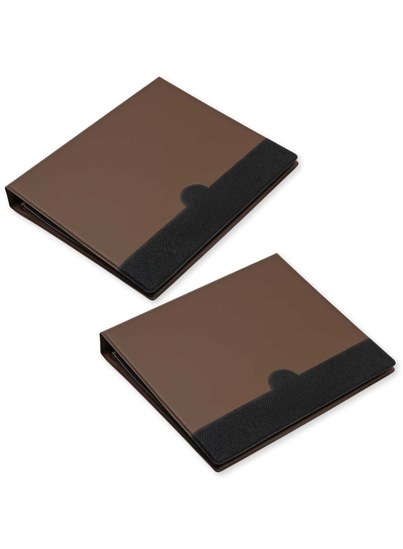 FIS 2 Pieces Telephone Book with Index (A to Z), Colour Hellas Brown - UATL082BR - Image 2