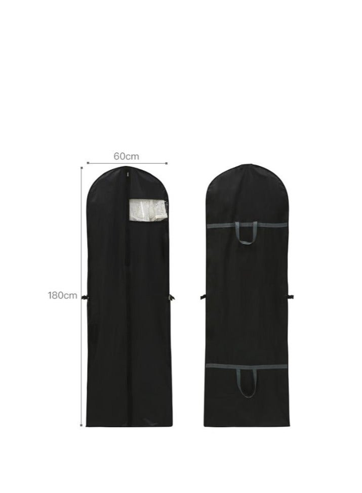 Large Clothes Storage Bag Home Coat Suit Hanging Pocket Foldable Suit Wedding Dress Dust Cover  - Image 2