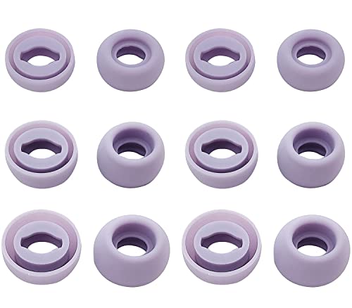 ALXCD Ear Tips Compatible with Galaxy Buds Pro Earbuds, S/M/L 3 Size 6 Pairs Silicone Replacement Eartips Earbuds Tips, Compatible with Galaxy Buds Pro SM-R190, 6 Pairs, Phantom Violet - Image 2