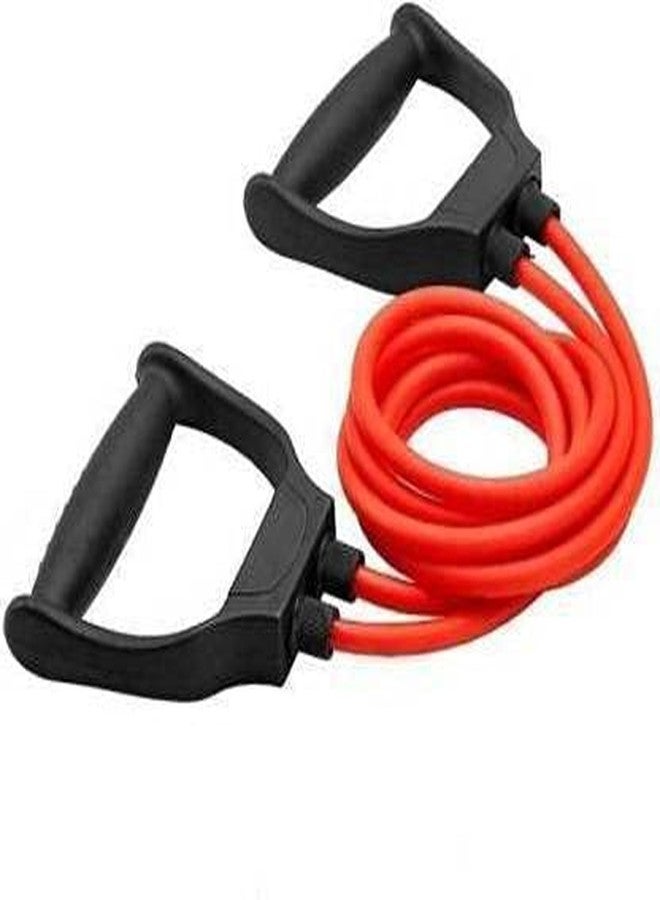 CONSONANTIAM Plastic Single Resistance Tube Exercise Bands for Stretching Workout and Toning for Men and Women (Multicolor) - Image 2