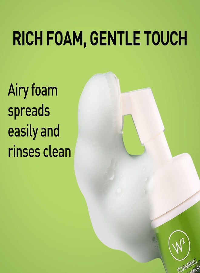 دبليو2 غسول الوجه الرغوي بزيت شجرة الشاي من W2 للرجال والنساء | تنظيف عميق للمسام، يتحكم في إفراز الزيوت، يزيل الأوساخ والشوائب | يمنح البشرة إشراقة ويحسن ملمسها | 150 مل - Image 2