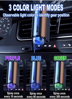 0TO1 TECH Car Air Freshener Rechargeable Car Fragrance Diffuser 3 Level Adjustable Smart Car Diffuser 3 Bottles of Cologne  - Image 3