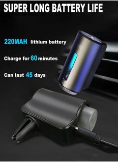 0TO1 TECH Car Air Freshener Rechargeable Car Fragrance Diffuser 3 Level Adjustable Smart Car Diffuser 3 Bottles of Cologne  - Image 5