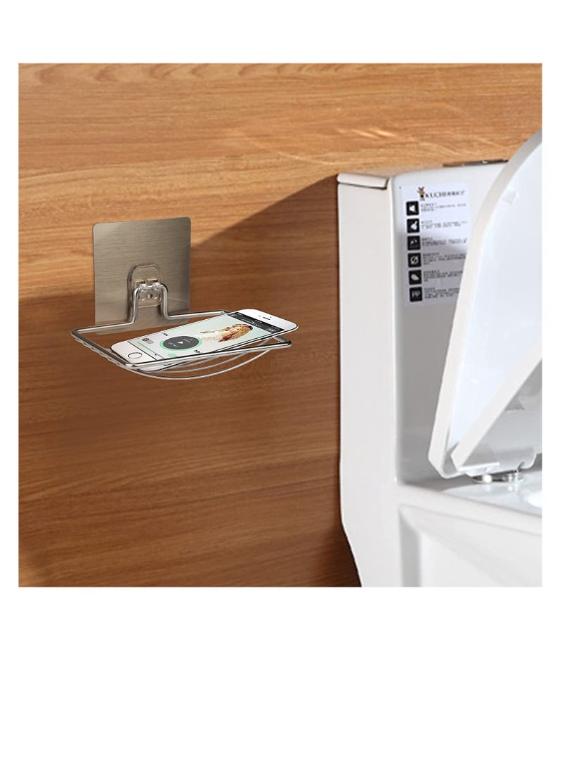 Self-Adhesive Wall-Mounted Soap Dish Holder, Keeps Soap Dry and Odor-Free, Easy to Clean with Strong Suction Cup, Space-Saving Storage Rack for Kitchen and Bathroom Shower - Image 5