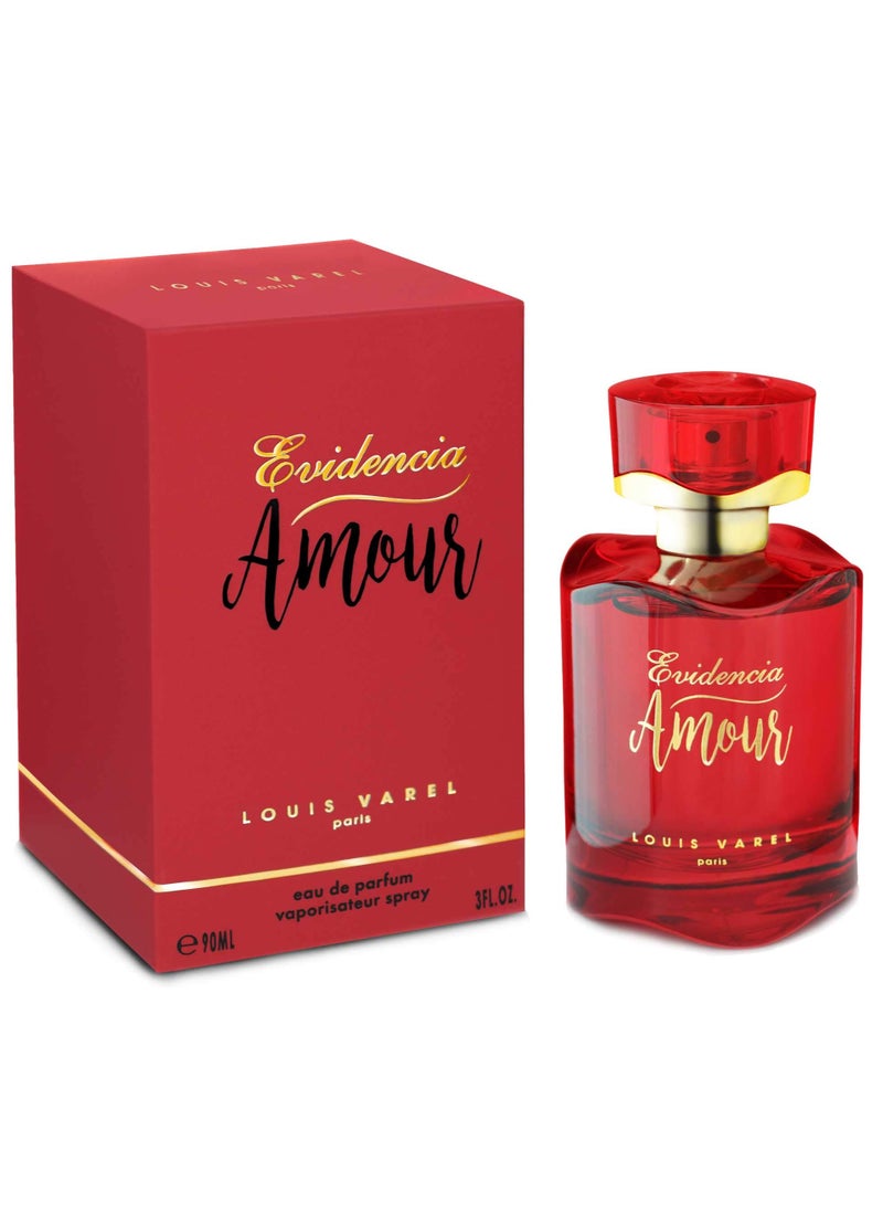 Louis Varel Evidencia Amour Women EDP 90ML - Image 2