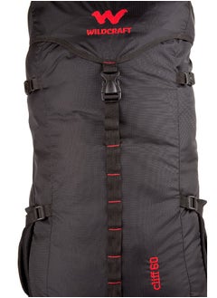 WILDCRAFT حقيبة ظهر Wildcraft Cliff سعة 60 لترًا - أسود  - Image 5