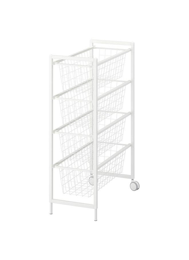 erorex Storage combination, white, 25x51x73 cm  - Image 1