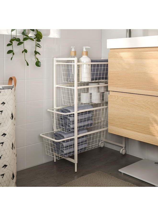 erorex Storage combination, white, 25x51x73 cm  - Image 2