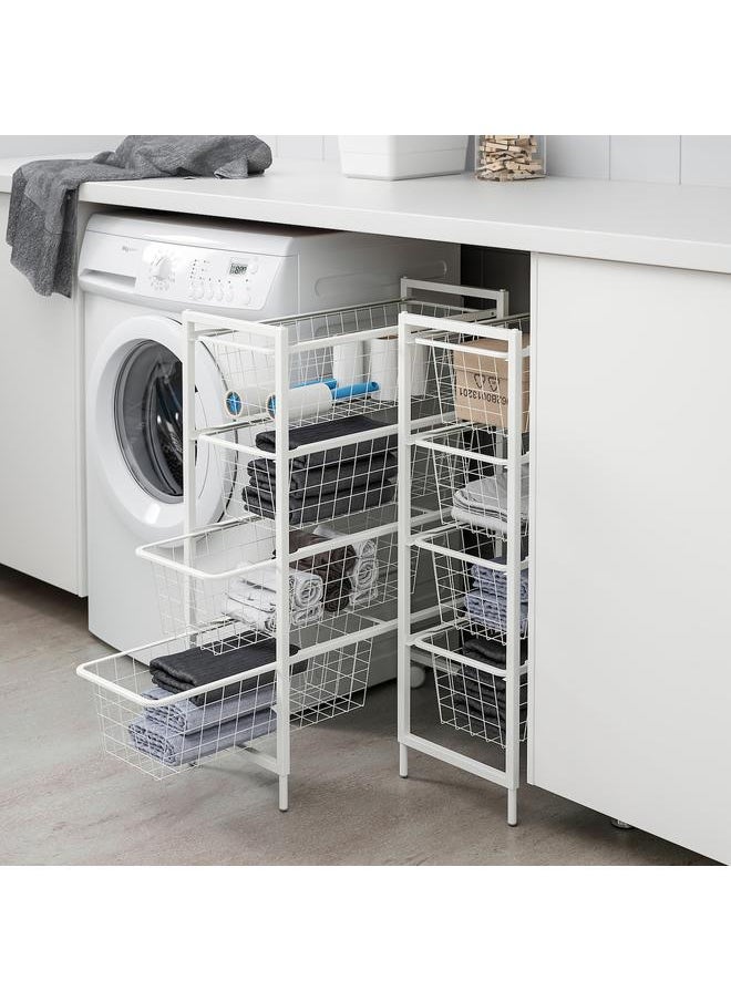 erorex Storage combination, white, 25x51x73 cm  - Image 3