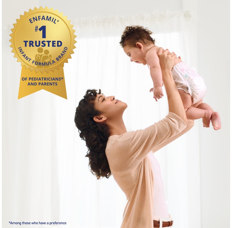 Enfamil NeuroPro Gentlease Baby Formula, Brain Building DHA, HuMO6 Immune Blend, Designed to Reduce Fussiness, Crying, Gas & Spit-up in 24 Hrs, has Prebiotics to Promote Softer Stools, Baby Milk, 30.4 Oz Refill - Image 5