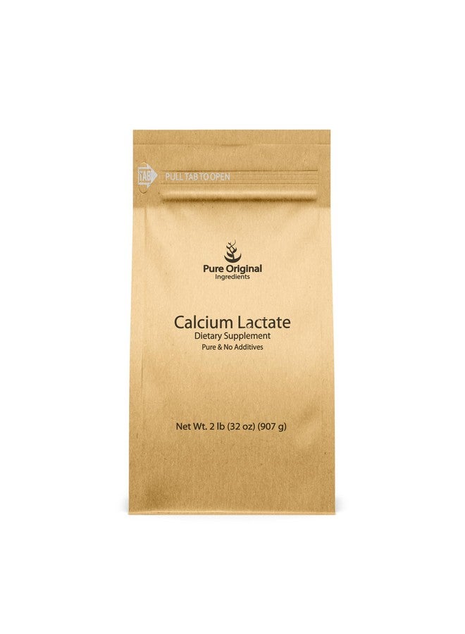 PURE ORIGINAL INGREDIENTS Pure Original Ingredients Calcium Lactate (2 lb) Calcium Supplement, Electrolyte - Image 1