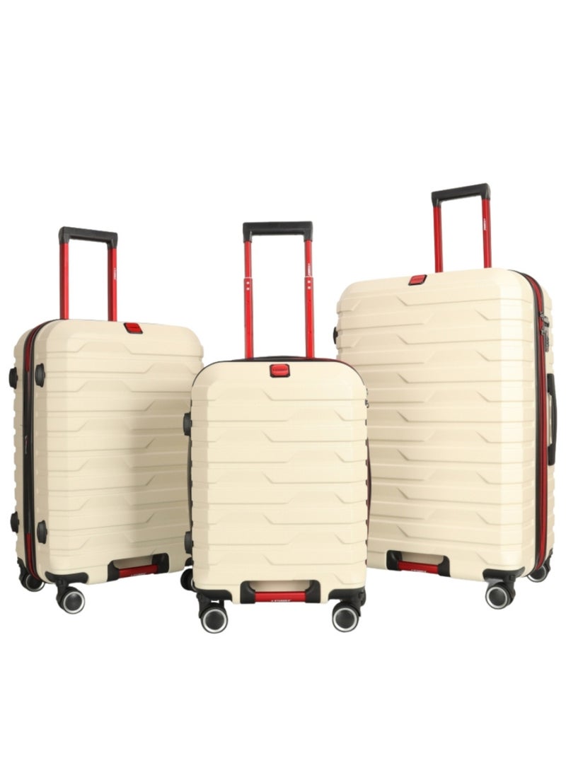 Stargold 3-Piece Premium Hard Shell Luggage Set, TSA Lock Travel Suitcase, Lightweight, Expandable and Durable, 360° Spinner Wheels  - Image 1