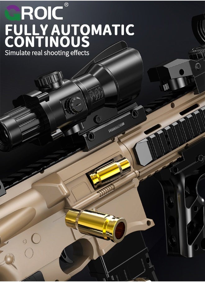 GROIC Toy Gun Light and Soft Bullets Education Toy,Blaster Gun M416,Double Mirror Effect Toy Guns,DIY Toy with Rich Accessories ,Shooting Games Toys for Kids, Kids Holiday Birthday Gifts  - Image 3