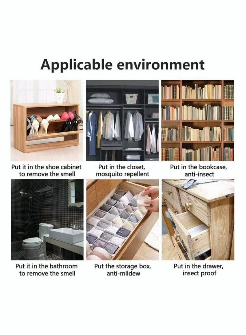 Realfrog 50 Cedar Wood Anti Moth Repellent Balls Drawer Fresheners - Image 3