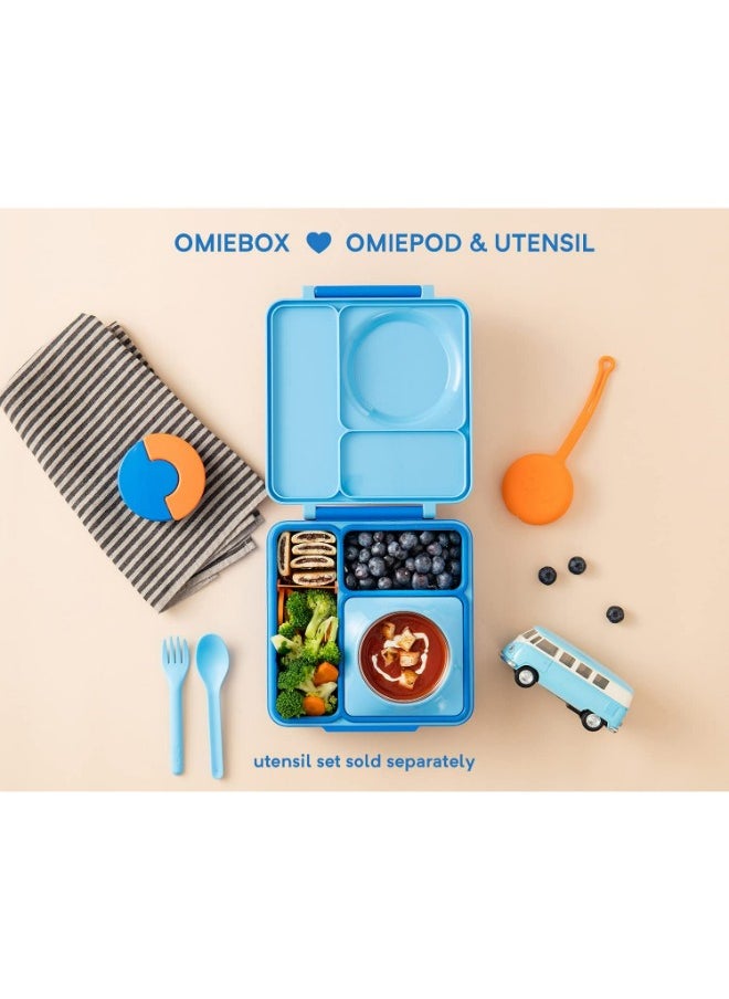Omielife - OmieBox Kids Bento Box with Insulated Thermos-Blue Sky - Image 1