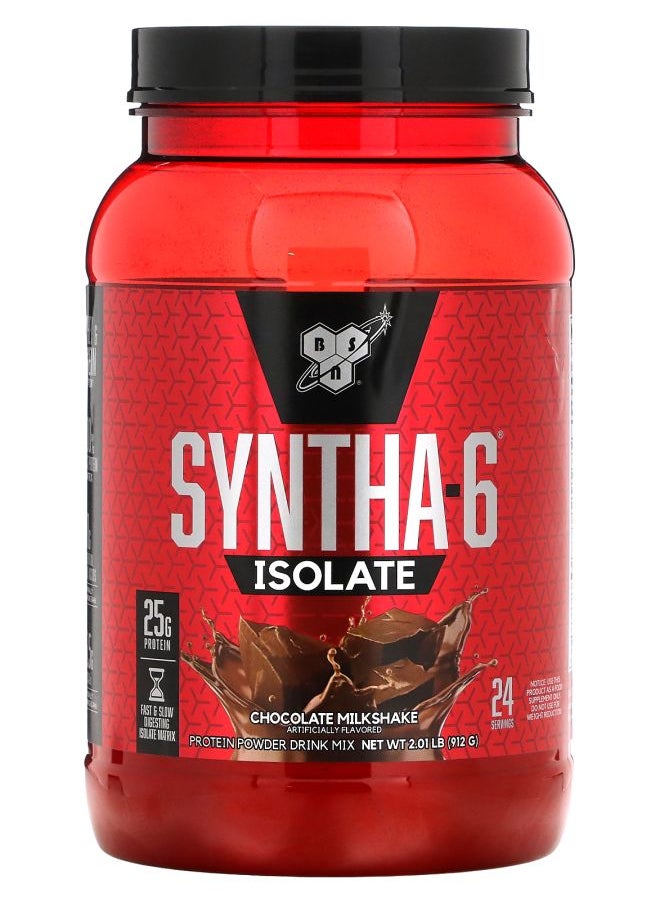BSN Syntha6 Isolate Protein Powder Drink Mix Chocolate Milkshake 2.01 lb (912 g) 