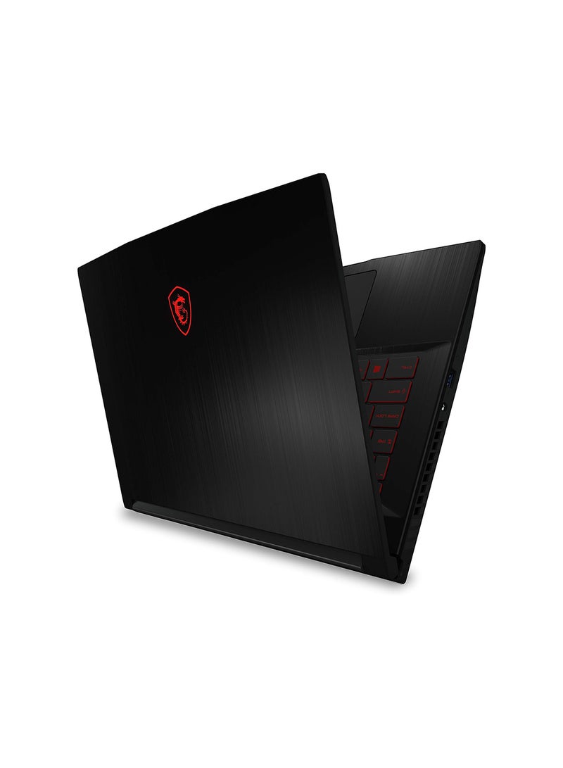 كمبيوتر محمول GF63 بشاشة مقاس 15.6 بوصة ومعالج Core i7-11800H وذاكرة وصول عشوائي سعة 16 جيجابايت ومحرك أقراص SSD سعة 512 جيجابايت وبطاقة رسومات Nvidia Geforce RTX 3050 ونظام تشغيل Windows 11