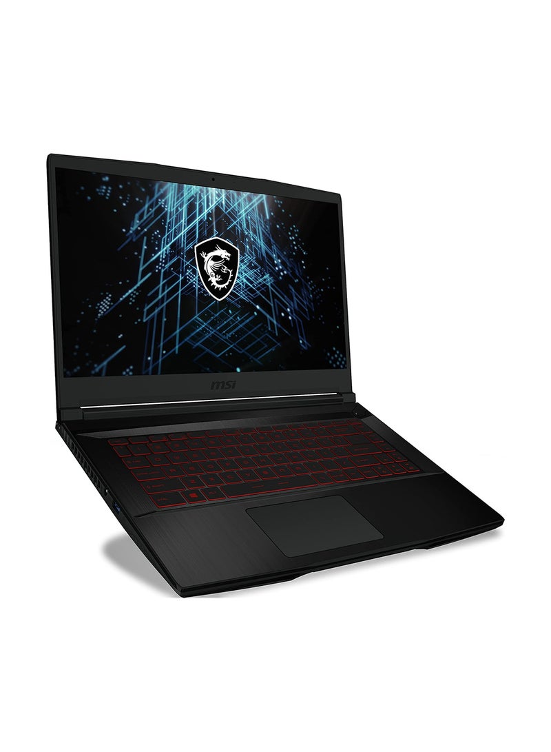 كمبيوتر محمول GF63 بشاشة مقاس 15.6 بوصة ومعالج Core i7-11800H وذاكرة وصول عشوائي سعة 16 جيجابايت ومحرك أقراص SSD سعة 512 جيجابايت وبطاقة رسومات Nvidia Geforce RTX 3050 ونظام تشغيل Windows 11