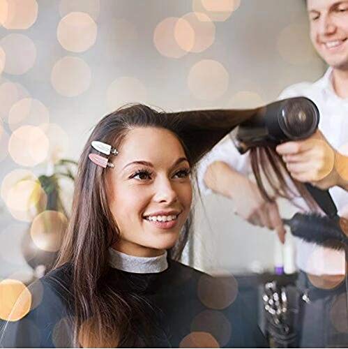 LUOTIVON 6 Pieces No Bend Hair Clips, No Crease Hair Clips for Women & Girls, Makeup Clips for Hairstyling (Black, Pink, White), Pack of 6 - Image 5
