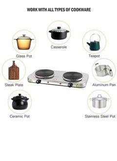 Generic Two Burner Electric Hot Plate Good  - Image 2