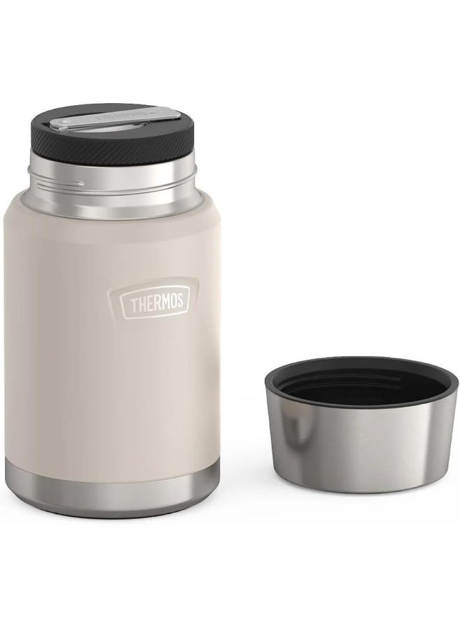 THERMOS ICON STAINLESS STEEL VACUUM INSULATED SANDSTONE JAR 710ML, IS3012SN, SOUP JAR, FOOD STORAGE CONTAINER, THERMAL FLASK FOR TRAVEL, FOOD JAR, LUNCH BOX - Image 4