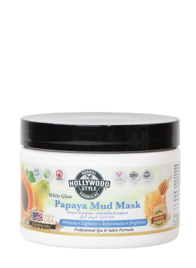 هوليود ستايل قناع طين البابايا