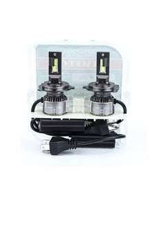ماركة غير محددة طقم مصابيح أمامية للسيارة LED TAC PRO H4 سطوع 50% 6000K 650 وات  - Image 1