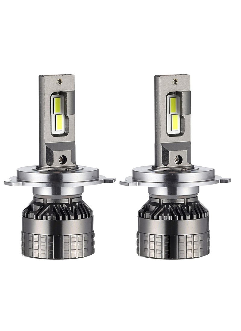 ماركة غير محددة - طقم مصابيح أمامية للسيارة LED TAC PRO H4 سطوع 50% 6000K 650 وات - Image 1