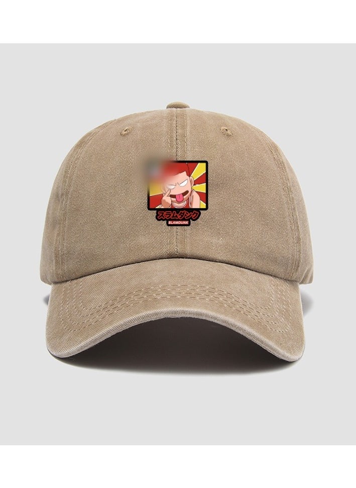 KUYING New Slam Dunk Baseball Hat Soft Top Duck Tongue Hat Sunshade Hat 