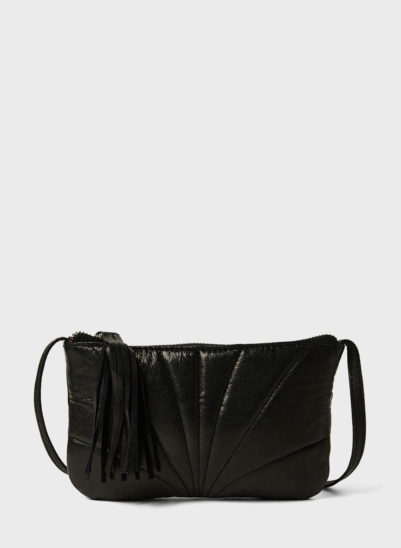 PIECES Leather Crossbody Bag  - Image 1