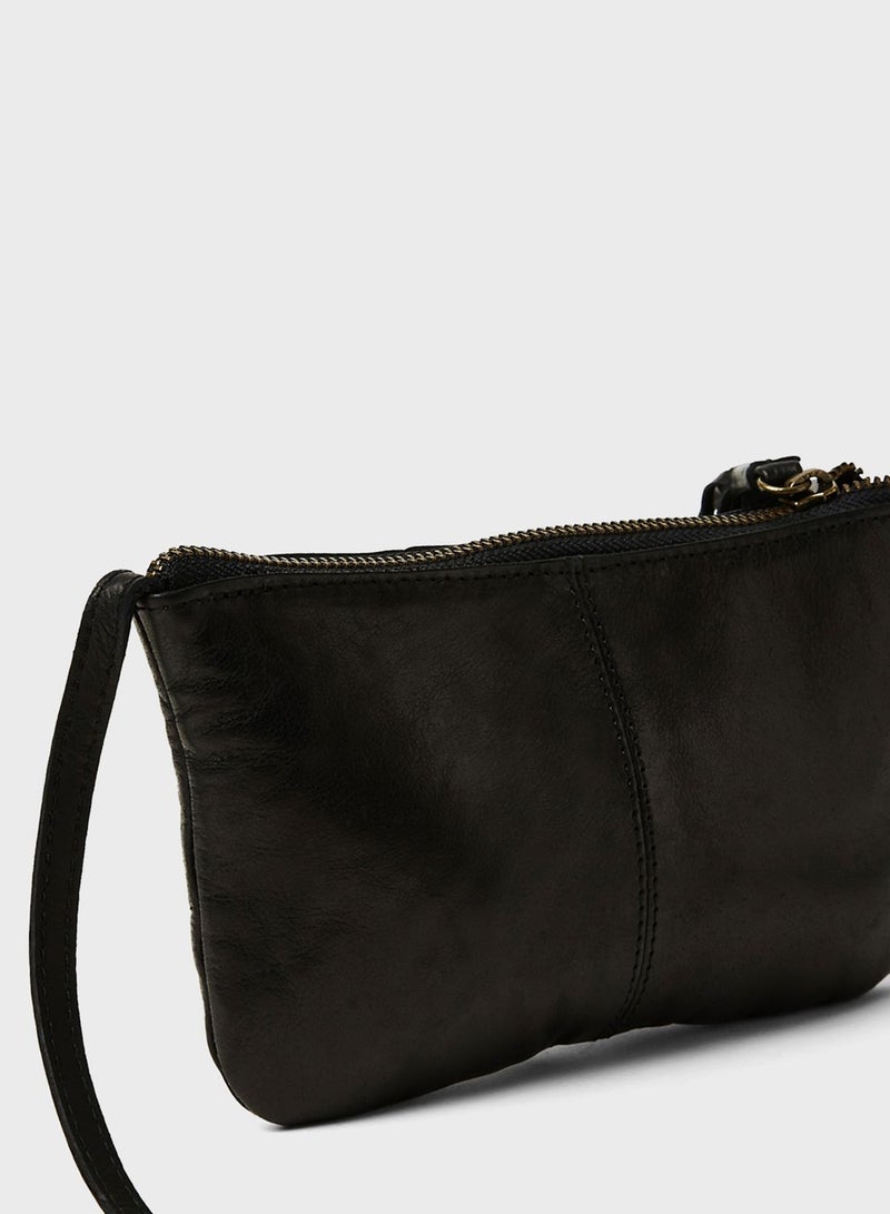 PIECES Leather Crossbody Bag  - Image 3