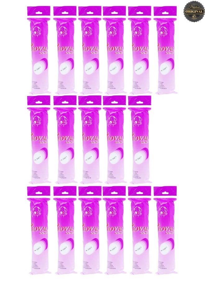 ROVAL 17 Pieces Cotton Pads 160 Pcs  - Image 1