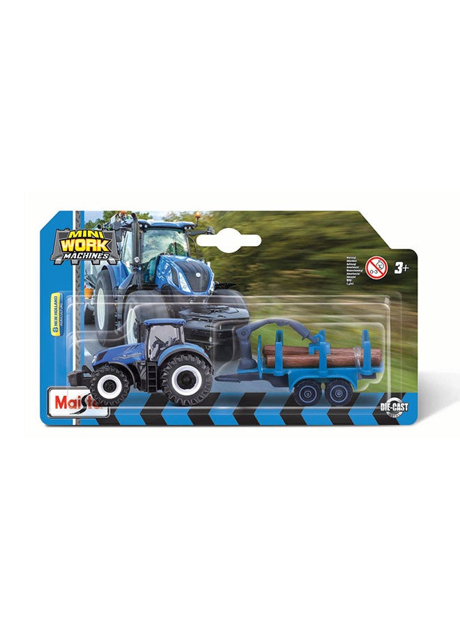 Maisto - Mini Work Machines Tractor W-Trailer Assorted - Image 1