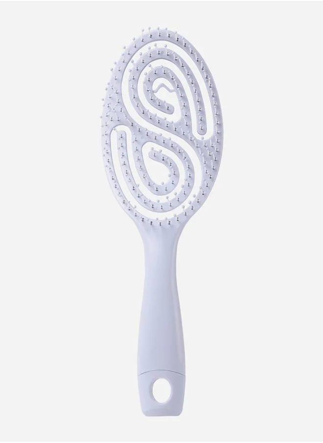 ستايلي Purple Cut-Out Detail Hair Brush