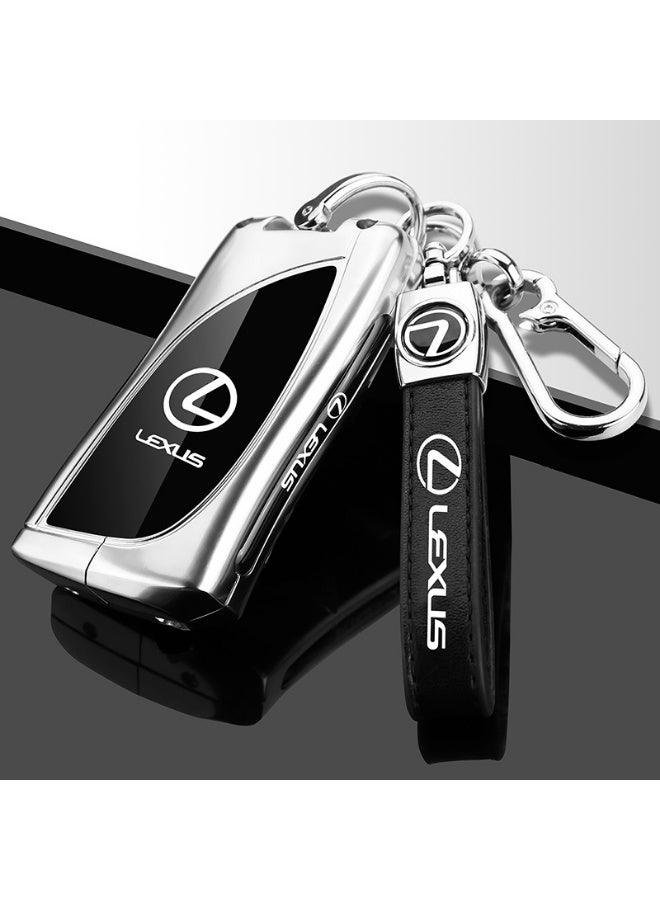 LEXUS Light luxury car key protection cover suitable for 2025 Lexus ES200, ES300H, RX350H, NX260, high-end metal material car key shell case - Image 1