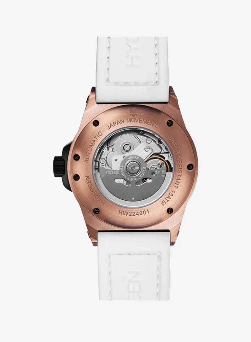Hydrogen Watch Automatic Otto White-Rose Gold Watch