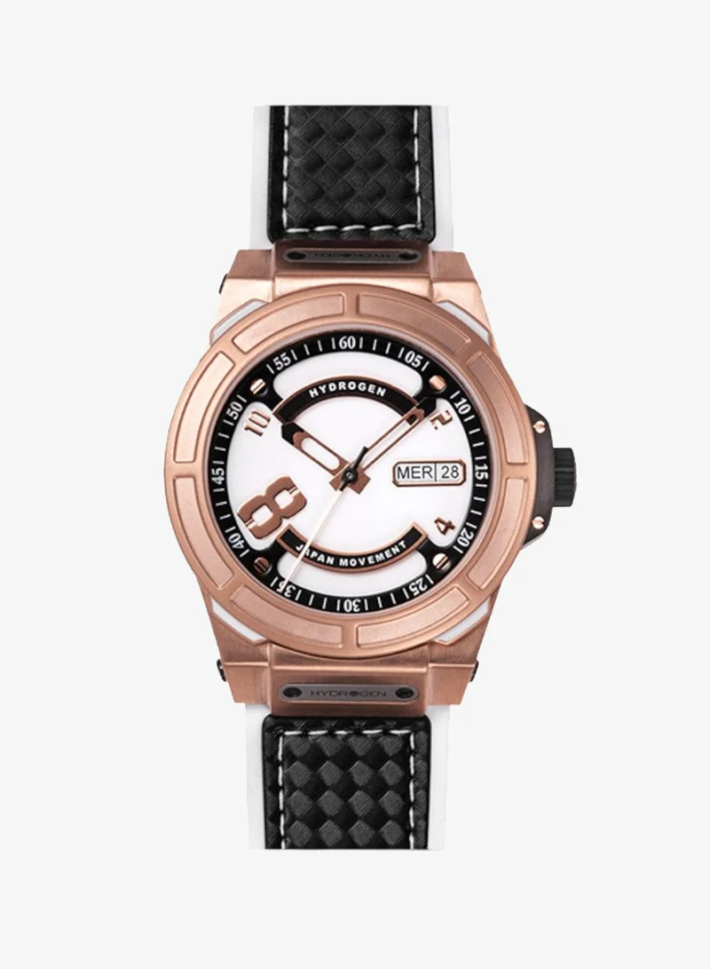 Hydrogen Watch Automatic Otto White-Rose Gold Watch