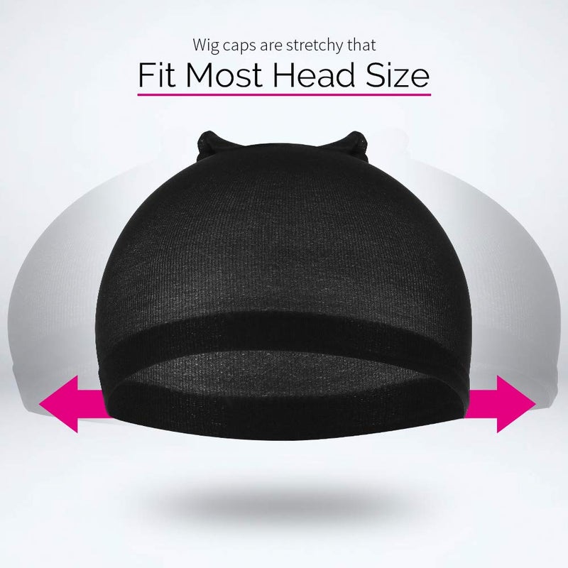 فندامي طقم أغطية للشعر المستعار على شكل جورب مكون من 4 قطع - Image 2