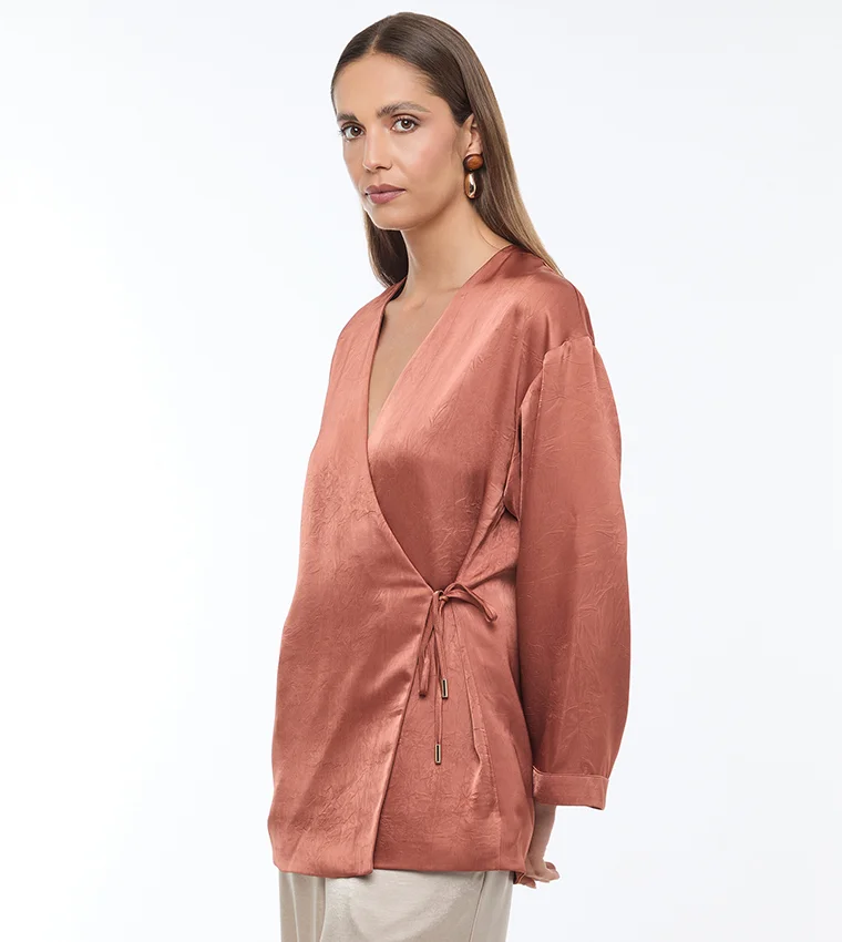 بي سي بي جي BCBG WRAP SHORT KIMONO