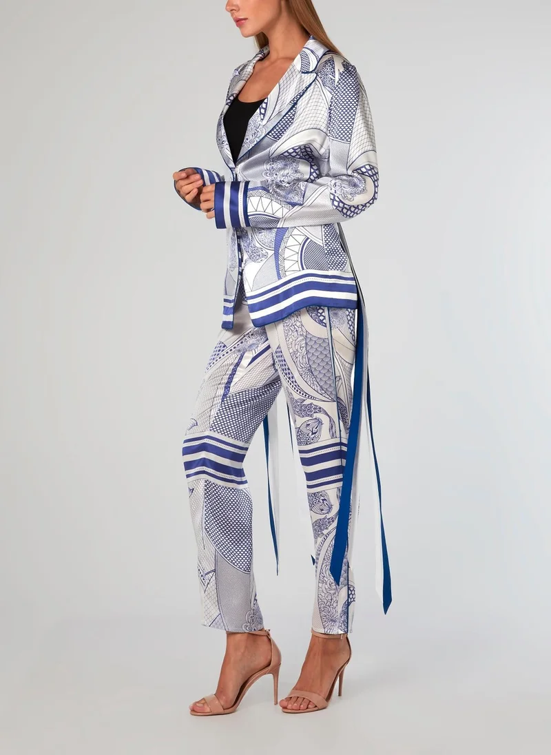 Valery kovalska Oriental Print High Rise Pants