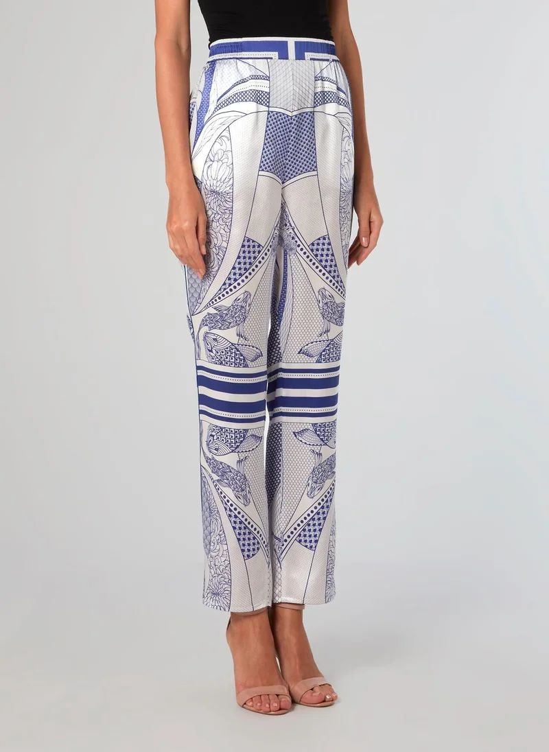 Valery kovalska Oriental Print High Rise Pants