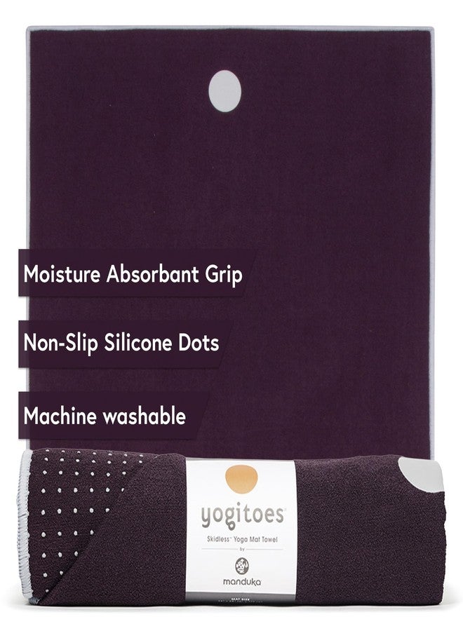 Manduka Yogitoes Long Yoga Mat Towel - Non-Slip Microfiber Gym Towel for Hot Yoga Pilates Exercise Workout Cooling and Sweat Towel 79 inch - Image 1