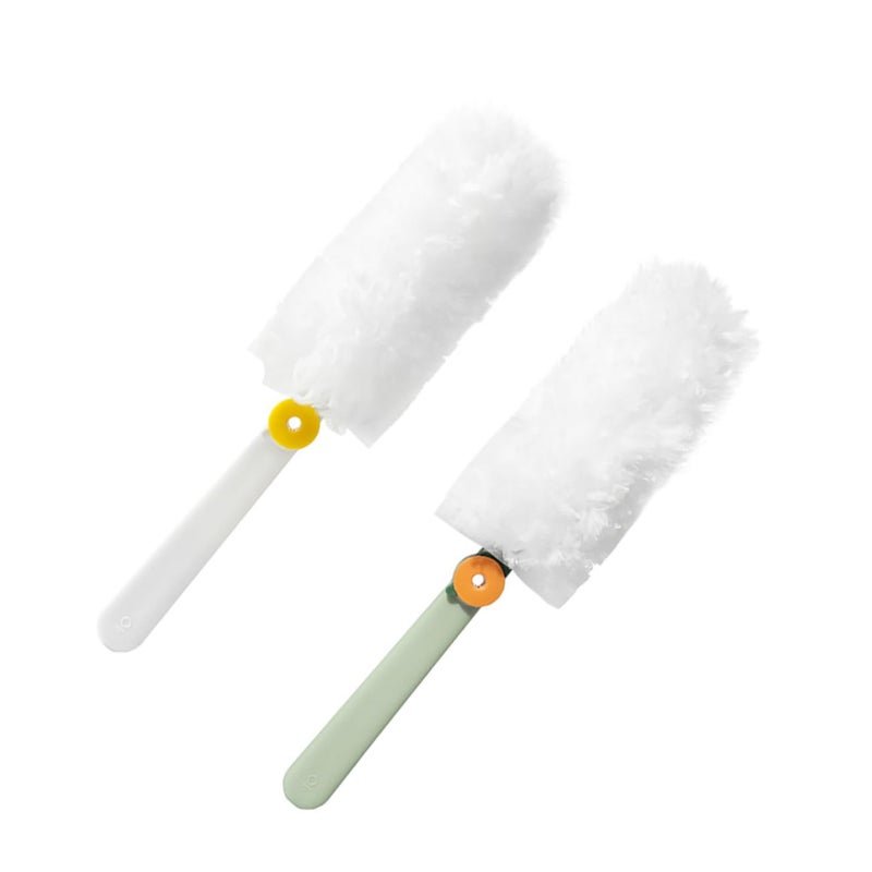 2 Pack Microfiber Duster for Home Office Furniture Cleaning Static Electricity Removal Lightweight - Image 2