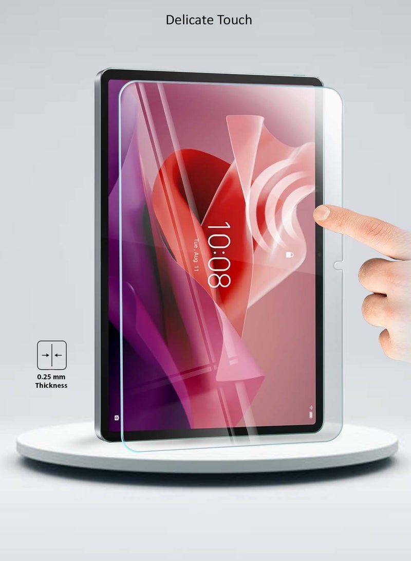 Wtech Lenovo Tab P12 (12.7 inch) 2023 9H Ultra HD Tempered Glass Screen Protector (TSG9CN) - Clear - Image 4