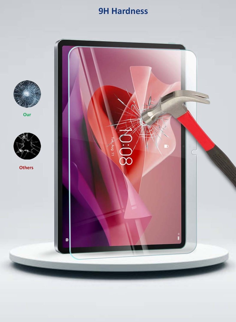 Wtech Lenovo Tab P12 (12.7 inch) 2023 9H Ultra HD Tempered Glass Screen Protector (TSG9CN) - Clear - Image 3
