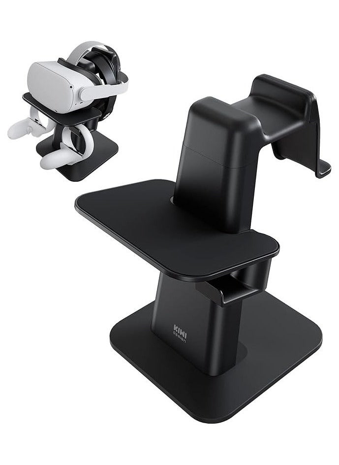 Raxoom Upgraded Accessories for VR Stand Switch Stand, VR Stand for Quest 2/Quest/Rift S/HP Reverb G2 Headset Touch Controllers  - Image 1