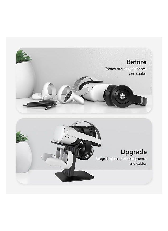 Raxoom Upgraded Accessories for VR Stand Switch Stand, VR Stand for Quest 2/Quest/Rift S/HP Reverb G2 Headset Touch Controllers  - Image 5